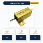 مقاومت 10R-20W آجري